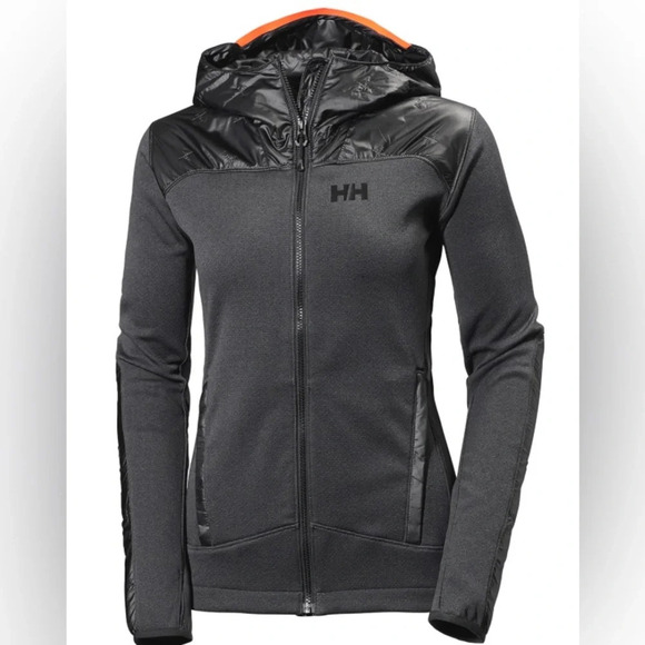 Helly Hansen ULLR Midlayer Fleece full zip Hooded Jacket Sz  L - Picture 4 of 11